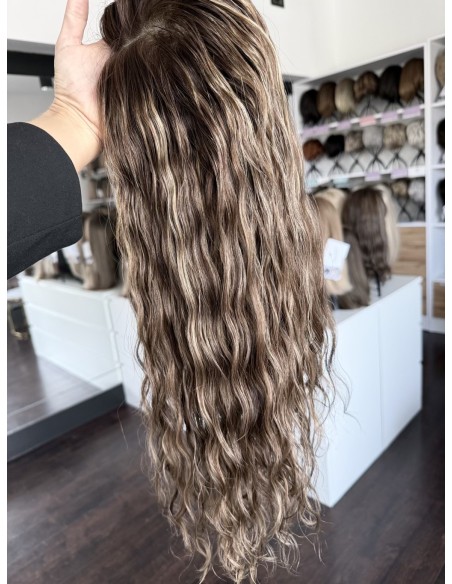 LOLA  45-50 CM-TOPPER Z WŁOSÓW NATURALNYCH kręconych