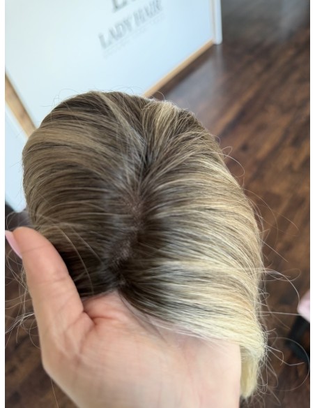 Daisy H14 45 cm-Mono topper z włosów naturalnych