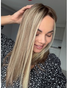 Daisy H14 45 cm-Mono topper z włosów naturalnych 2