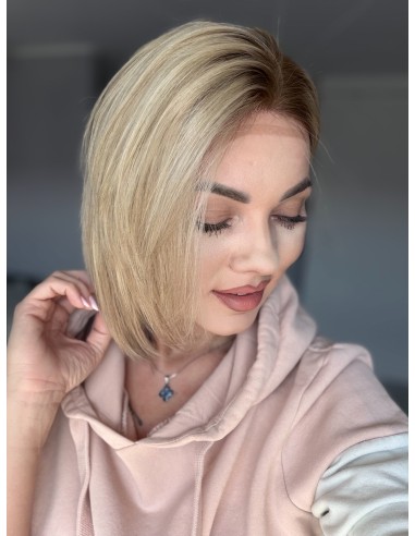 Idalia M5-Krótka Peruka z włosów naturalnych  S/M