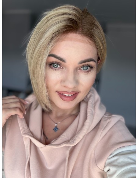 Idalia M5-Krótka Peruka z włosów naturalnych  S/M