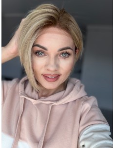 Idalia M5-Krótka Peruka z włosów naturalnych  S/M 2