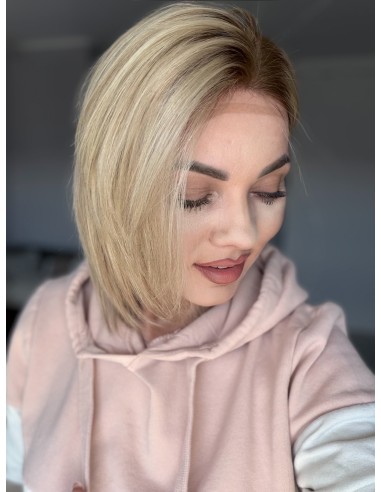 Idalia M5-Krótka Peruka z włosów naturalnych  S/M