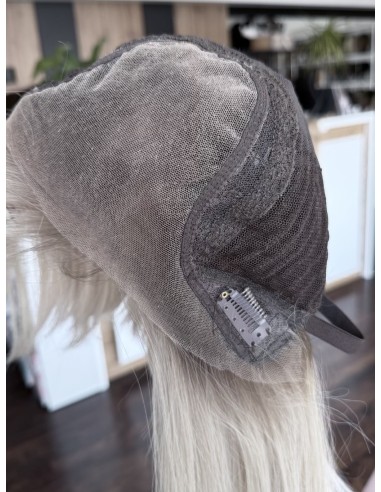 AGATA 30 CM M  LACE FRONT PERUKA Z WŁOSÓW NATURALNYCH  PREMIUM