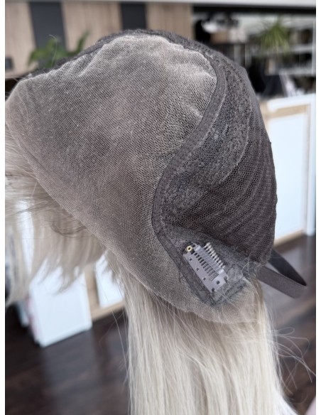 AGATA 30 CM M  LACE FRONT PERUKA Z WŁOSÓW NATURALNYCH  PREMIUM