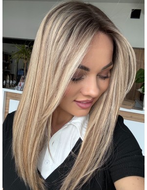 MILENA 40  -PERUKA Z WŁOSÓW NATURALNYCH  PREMIUM   "XS" 2