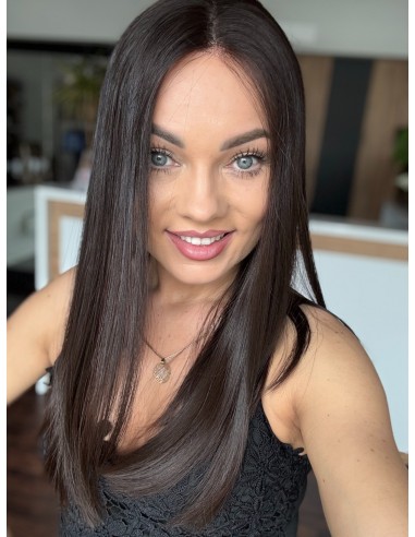 NILA 50 "S"- DŁUGA PERUKA LACE FRONT Z WŁOSÓW NATURALNYCH VIRGIN