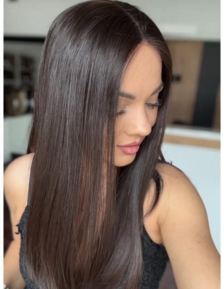 NILA 50 "S"- DŁUGA PERUKA LACE FRONT Z WŁOSÓW NATURALNYCH VIRGIN