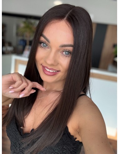 NILA 50 "M"- DŁUGA PERUKA LACE FRONT Z WŁOSÓW NATURALNYCH VIRGIN
