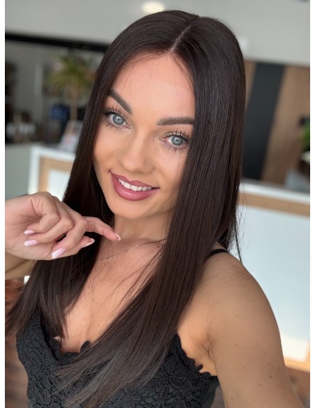 NILA 50 "M"- DŁUGA PERUKA LACE FRONT Z WŁOSÓW NATURALNYCH VIRGIN