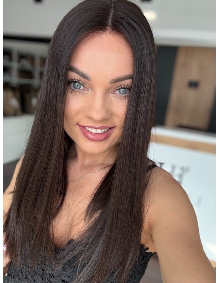 NILA 50 "M"- DŁUGA PERUKA LACE FRONT Z WŁOSÓW NATURALNYCH VIRGIN