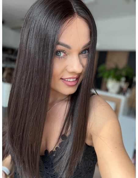 NILA 50 "M"- DŁUGA PERUKA LACE FRONT Z WŁOSÓW NATURALNYCH VIRGIN