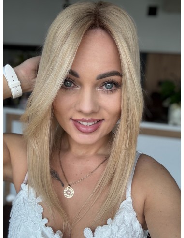 BETTY 45MN- BLOND TOPPER Z WŁOSÓW NATURALNYCH