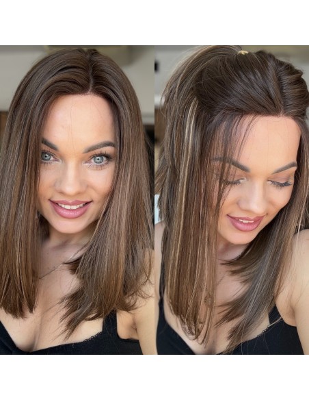 KORA 40 "S"-PERUKA LACE FRONT Z WŁOSÓW NATURALNYCH