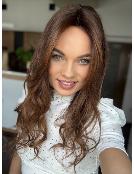 NAYA OMBRE 55 CM- TOPPER Z WŁOSÓW NATURALNYCH