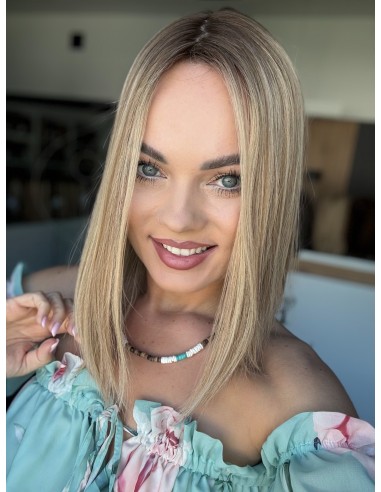 Topper Milena 35–40 cm – baleyage blond, włosy naturalne