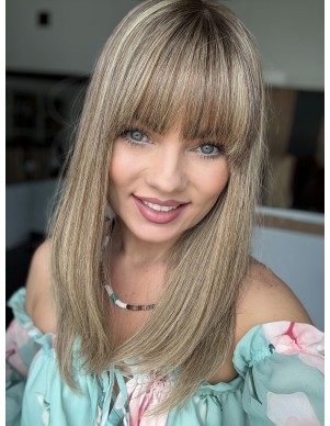 MEGAN S8 50 CM MEDYCZNA PERUKA Z WŁOSÓW NATURALNYCH