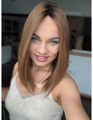 "COCO-35cm" TOPPER Z WŁOSÓW NATURALNYCH