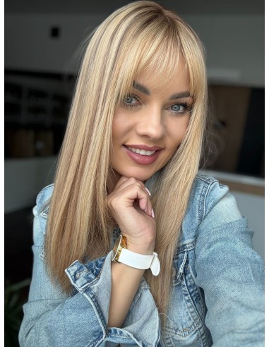 LUIZA 45-50 TOPPER Z WŁOSÓW NATURALNYCH