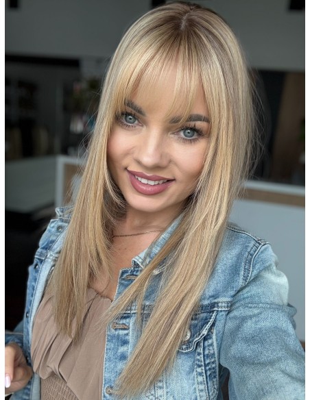 LUIZA 45-50 TOPPER Z WŁOSÓW NATURALNYCH
