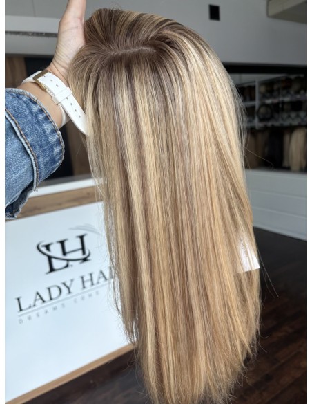 LUIZA 45-50 TOPPER Z WŁOSÓW NATURALNYCH