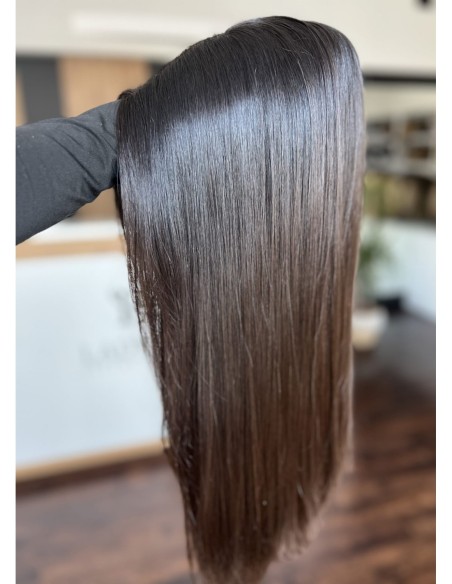 KASIA  45-50 CM TOPPER Z WŁOSÓW NATURALNYCH Z GRZYWKĄ