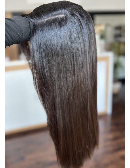 KASIA  45-50 CM TOPPER Z WŁOSÓW NATURALNYCH Z GRZYWKĄ