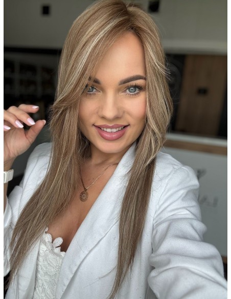 Natalia K13 50cm Mono Topper z włosów naturalnych