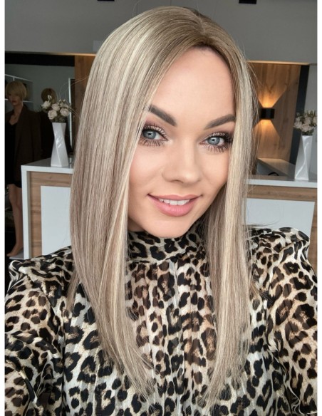 Topper Lila 40 cm – baleyage blond, włosy naturalne