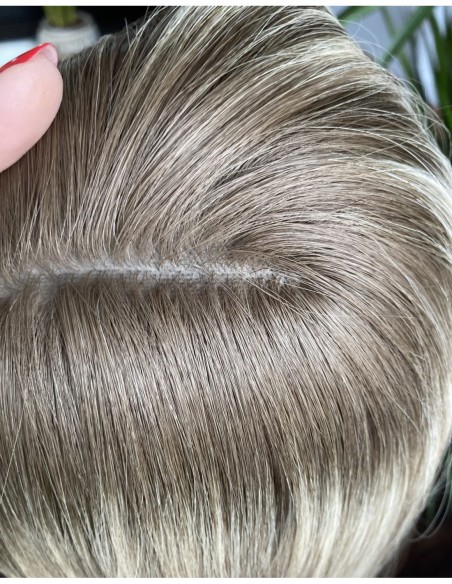 Topper Lila 40 cm – baleyage blond, włosy naturalne