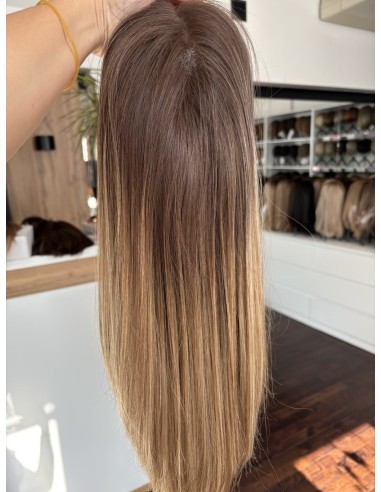 Laura 50 cm S/M Peruka z włosów naturalnych  PREMIUM