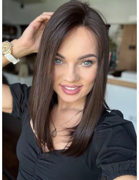 NILA 40 "S"-  PERUKA LACE FRONT Z WŁOSÓW NATURALNYCH VIRGIN