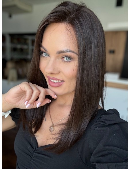 NILA 40 "S"-  PERUKA LACE FRONT Z WŁOSÓW NATURALNYCH VIRGIN