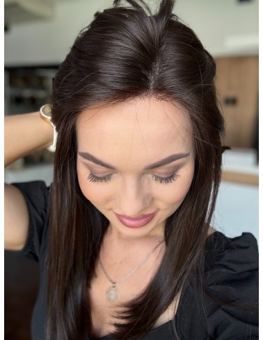 NILA 40 "S"-  PERUKA LACE FRONT Z WŁOSÓW NATURALNYCH VIRGIN