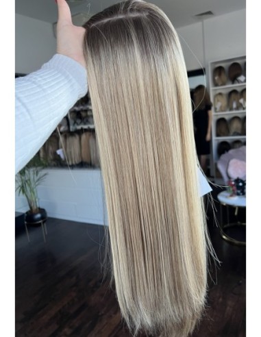 Topper Milena 45–50 cm – baleyage blond, włosy naturalne