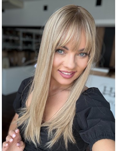 Topper Milena 45–50 cm – baleyage blond, włosy naturalne