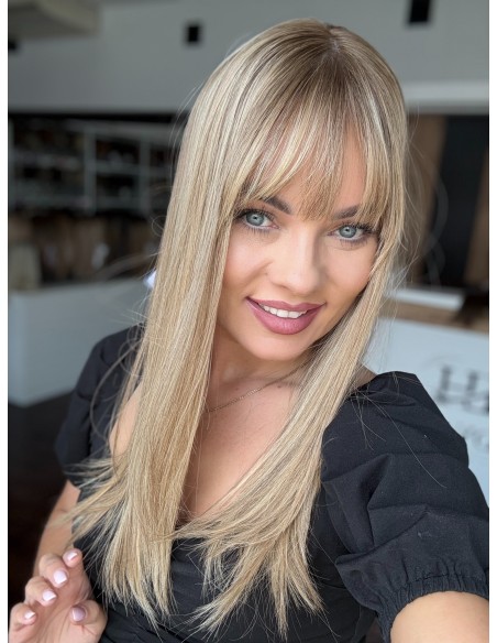 Topper Milena 45–50 cm – baleyage blond, włosy naturalne