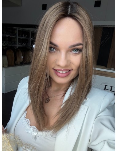 "JULIA 40-45 CM"   TOPPER Z WŁOSÓW NATURALNYCH