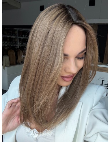 "JULIA 40-45 CM"   TOPPER Z WŁOSÓW NATURALNYCH