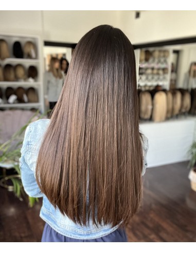 KASIA  65 CM Z GRZYWKĄ  TOPPER Z WŁOSÓW NATURALNYCH