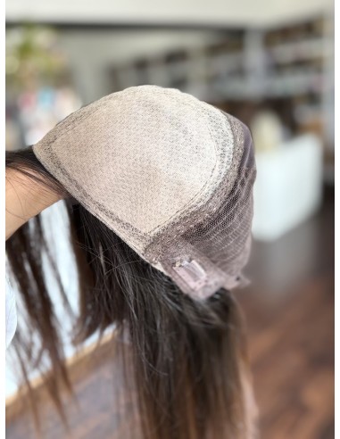 KASIA 35 CM"M"-PERUKA SILK TOP Z WŁOSÓW NATURALNYCH PREMIUM  VIRGIN