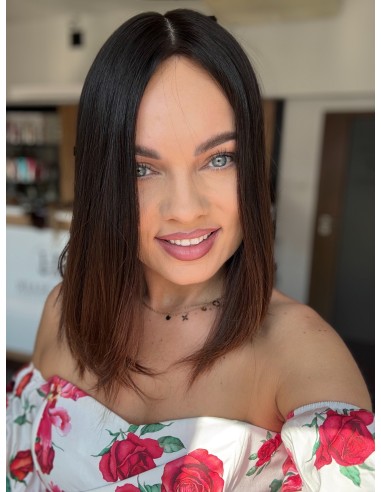 "KASIA 35 CM" TOPPER Z WŁOSÓW NATURALNYCH