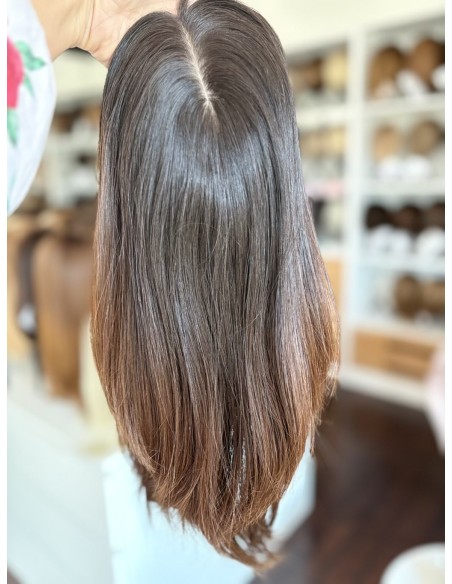 "KASIA 35 CM" TOPPER Z WŁOSÓW NATURALNYCH