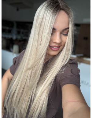 "ANIA 65 CM PREMIUM"-TOPPER Z WŁOSÓW NATURALNYCH 2