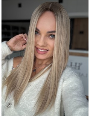 "ANIA 50 CM PREMIUM"-TOPPER Z WŁOSÓW NATURALNYCH 2