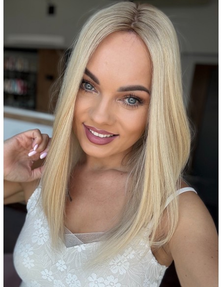 Topper Kejsi 40 cm – blond z odrostem, włosy naturalne