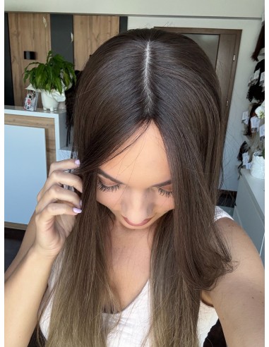 GABI 65 CM-TOPPER Z WŁOSÓW NATURALNYCH-PREMIUM