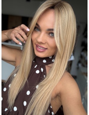 Topper Wilma 50–55 cm – baleyage blond, włosy naturalne 2