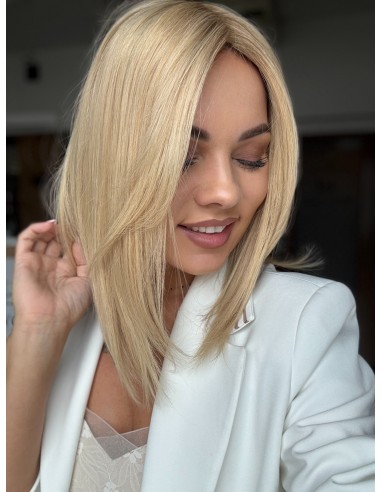 "JONI-35LOGB" TOPPER Z WŁOSÓW NATURALNYCH