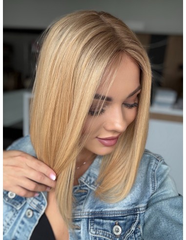 SHEILA 35 PERUKA Z WŁOSÓW NATURALNYCH  "S/M"